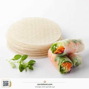 ورق برنج خوراکی (Rice Paper) با کیفیت، مناسب فروش عمده و صنایع غذایی